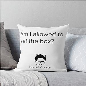 Hannah Gadsby Dark Throw Pillow