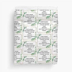 Feminist babies Hannah Gadsby Duvet Cover