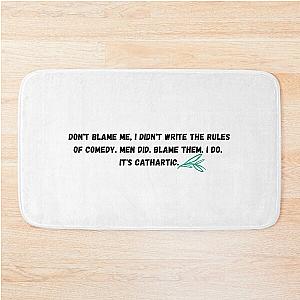 Blame men Hannah Gadsby Bath Mat