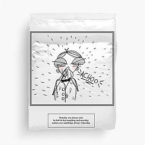 No Happy Endings or how timothy became a ghost page 1 Duvet Cover