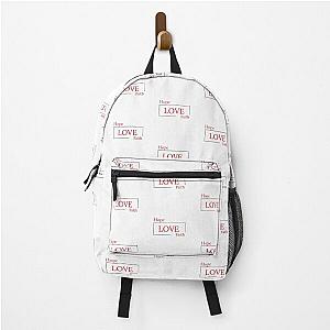 I Have Faith in Love with Hope for Happy Endings Backpack