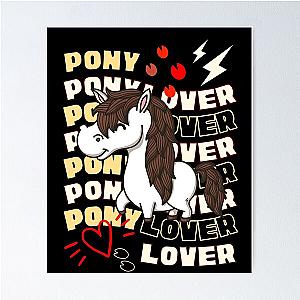 Harlow And Popcorn   Pony Lover Poster RB1212