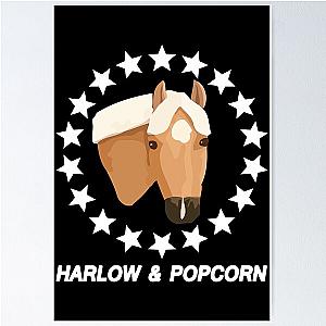 Harlow And Popcorn Merch Popcorn The Pony Poster RB1212