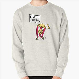 Harlow And Popcorn   Catch Me   Harlow... Pullover Sweatshirt RB1212