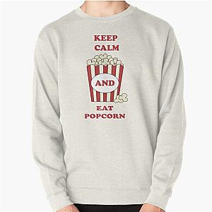 Keep Calm and Eat Popcorn   Fun design  Pullover Sweatshirt RB1212