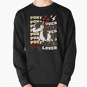 Harlow And Popcorn   Pony Lover Pullover Sweatshirt RB1212