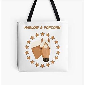 Harlow And Popcorn Merch Popcorn The Pony All Over Print Tote Bag RB1212