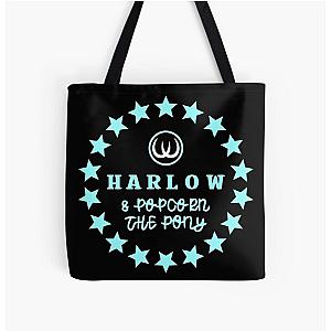 Harlow And Popcorn Merch Popcorn The Pony All Over Print Tote Bag RB1212