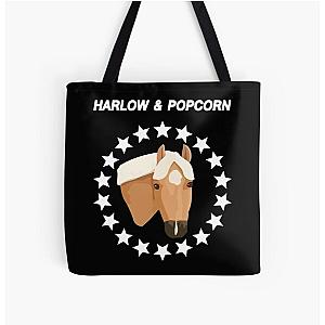 Harlow And Popcorn Merch Popcorn The Pony All Over Print Tote Bag RB1212