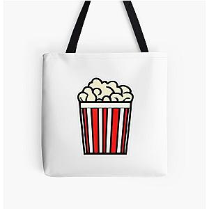 Popcorn Panic   Popcorn Party   Popcorn Frenzy All Over Print Tote Bag RB1212