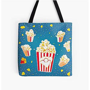 Popcorn Panic   Popcorn Power    Popcorn Frenzy All Over Print Tote Bag RB1212