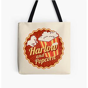 Harlow And Popcorn All Over Print Tote Bag RB1212