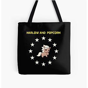 Harlow And Popcorn  All Over Print Tote Bag RB1212