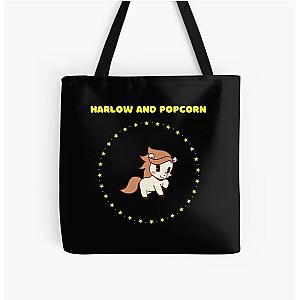 Harlow And Popcorn  All Over Print Tote Bag RB1212