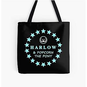 harlow and popcorn merch popcorn the pony All Over Print Tote Bag RB1212