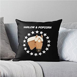 harlow and popcorn merch popcorn the pony Throw Pillow RB1212