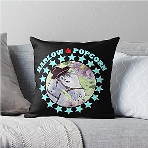 Harlow And Popcorn Throw Pillow RB1212