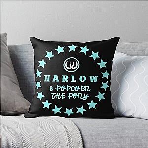 Harlow And Popcorn Merch Popcorn The Pony Throw Pillow RB1212