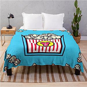 The Great Popcorn Adventure   Popcorn Frenzy Throw Blanket RB1212