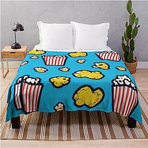 Popcorn Frenzy   Popcorn Power    Popcorn Party Throw Blanket RB1212