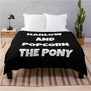 Harlow And Popcorn The Pony Throw Blanket RB1212