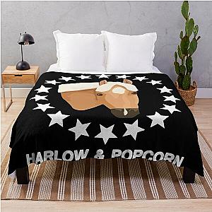 Harlow And Popcorn Merch Popcorn The Pony Throw Blanket RB1212