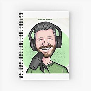 harry mack cartoonified Spiral Notebook