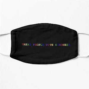 Harry Styles Face Masks - NOT THE Rainbow treat people with kindness design  Flat Mask RB2103