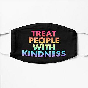 Harry Styles Face Masks - Rainbow Treat People With Kindness Flat Mask RB2103