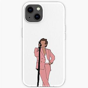 Harry Styles Cases - Harry Styles Pink Suit Clipart iPhone Soft Case RB2103