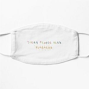 Harry Styles Face Masks - Harry style treat people with kindness Flat Mask RB2103