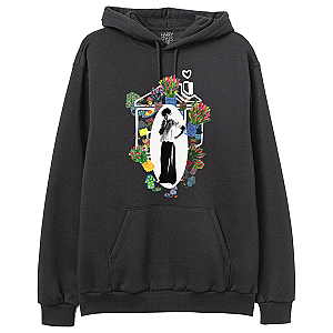 Harry Style Hoodies - Harry's House Flower Collage Black Hoodie SP2911