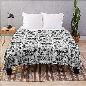 Harry Styles Blanket - Harry styles tattoos Throw Blanket RB2103