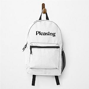Harry Styles Backpacks - Harry Styles Pleasing Sticker - Black Backpack RB2103