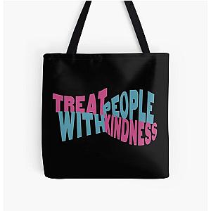Harry Styles Bags - Harry Styles Fine Line Treat 'People With Kindness' All Over Print Tote Bag RB2103