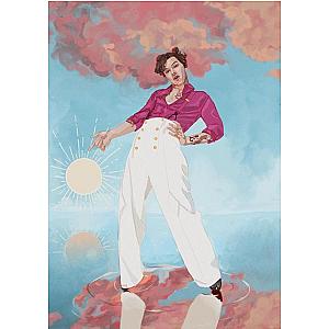 Harry Styles Posters – Pink White Outfit Under The Sun Harry Styles Poster