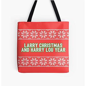 Harry Styles Bags - Larry Christmas and Harry Lou Year All Over Print Tote Bag RB2103