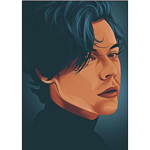 Harry Styles Posters – Blue Smoke Hair Harry Styles Poster
