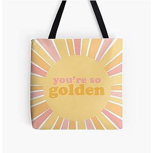 Harry Styles Bags - Youre so Golden All Over Print Tote Bag RB2103