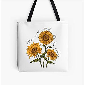 Harry Styles Bags - Harry Styles Sunflower Vol. 6 Lyric Art All Over Print Tote Bag RB2103