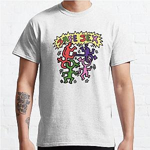 Harry Styles T-Shirts - Safe sex Harry LGBTQ Classic T-Shirt RB2103