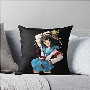The Melancholy of Haruhi Suzumiya Throw Pillow