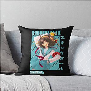 Astute Koizumi Yuki Haruhi Suzumiya Anime Manga T-shirt throw pillow