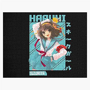 Astute Yuki Haruhi Suzumiya Anime Manga Mask T shirt rap Jigsaw Puzzle