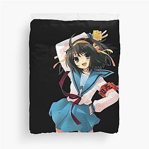 The Melancholy of Haruhi Suzumiya Anime Artwork Duvet Cover