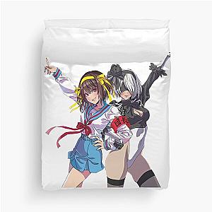 Astute Koizumi Yuki Anime Haruhi Suzumiya & 2B Cute Fans Duvet Cover