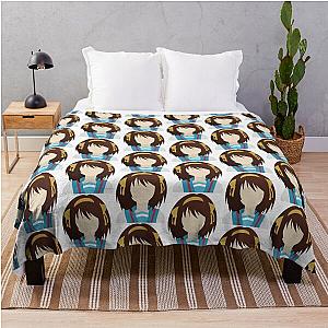 Faceless Haruhi Suzumiya Throw Blanket