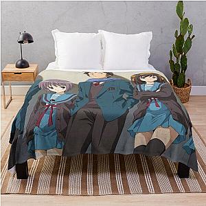 The Melancholy of Haruhi Suzumiya Throw Blanket