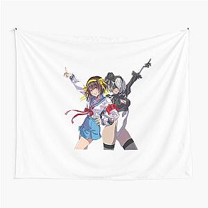 Astute Koizumi Yuki Anime Haruhi Suzumiya and 2B Cute Fans Tapestry