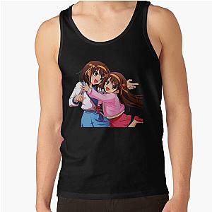 Astute Koizumi Yuki Anime Haruhi Suzumiya Mikuru Asahina Cute Fan Tank Top